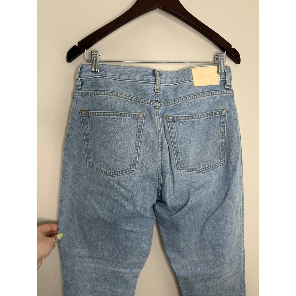 Everlane The 90's Cheeky Jean Women 28 Light Blue EUC High Rise Organic Cotton - Picture 5 of 8
